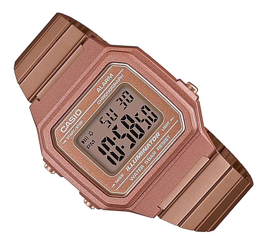 Reloj Mujer Casio B650wc Rose Gold Retro — Te lo tenemos Chile